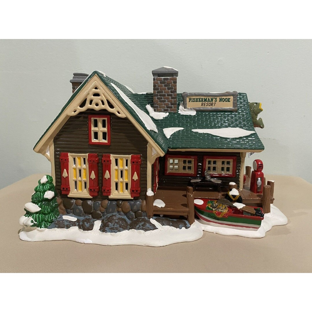 Dept 56 Snow Village Fisherman's Nook Resort #5460-7