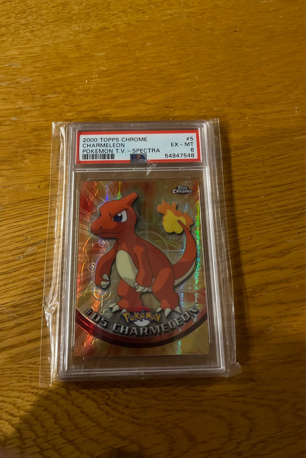 2000 topps graded charmeleon