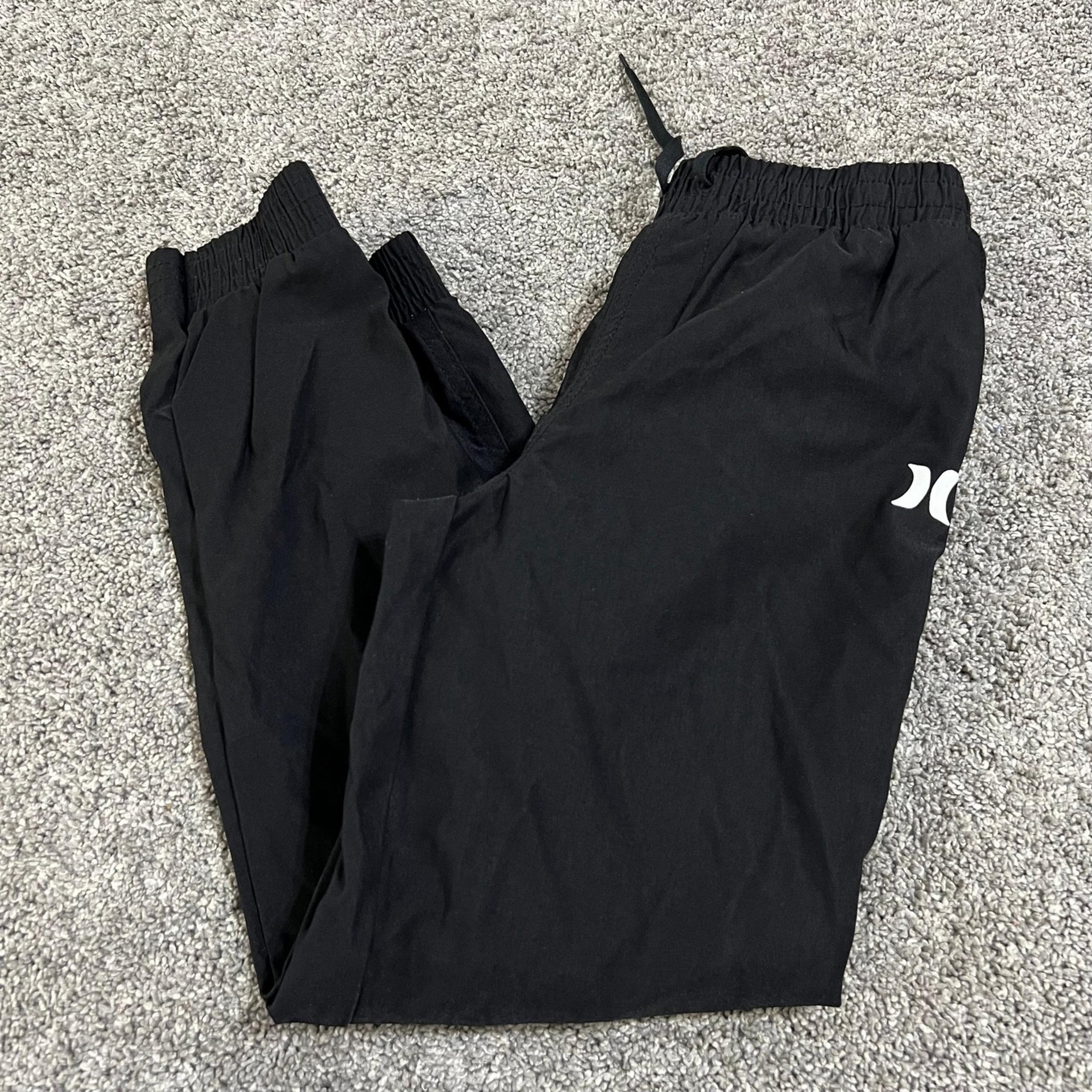 Hurley Boys Black Jogger Pants size 7/8