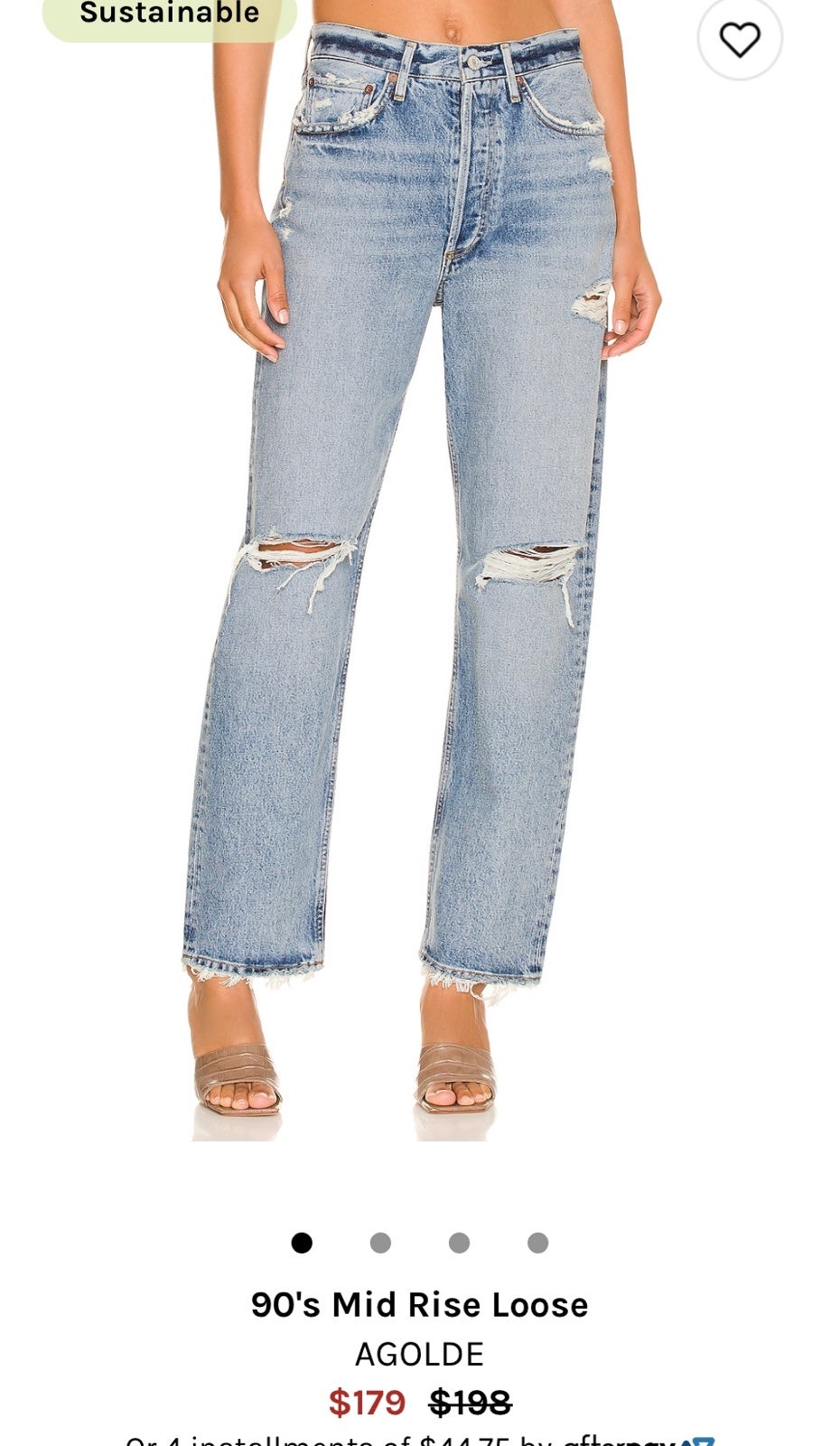 Agolde 90’s Mid Rise Jeans Isolate 24