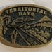 Vintage Territorial Days Buckle Design By Steve Haas Serial No.176 Viking 1901 M