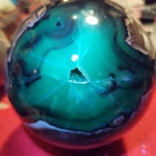 Volcano agate sphere