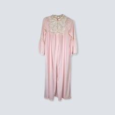 Vintage Saramal pink overcoat lingerie