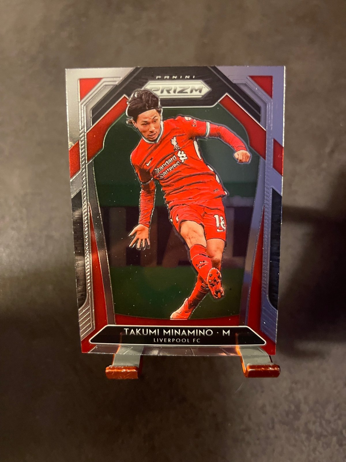 20-21 Prizm Premier League Takumi Minamino No. 251 Liverpool