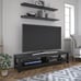 TV Stand, Black Oak