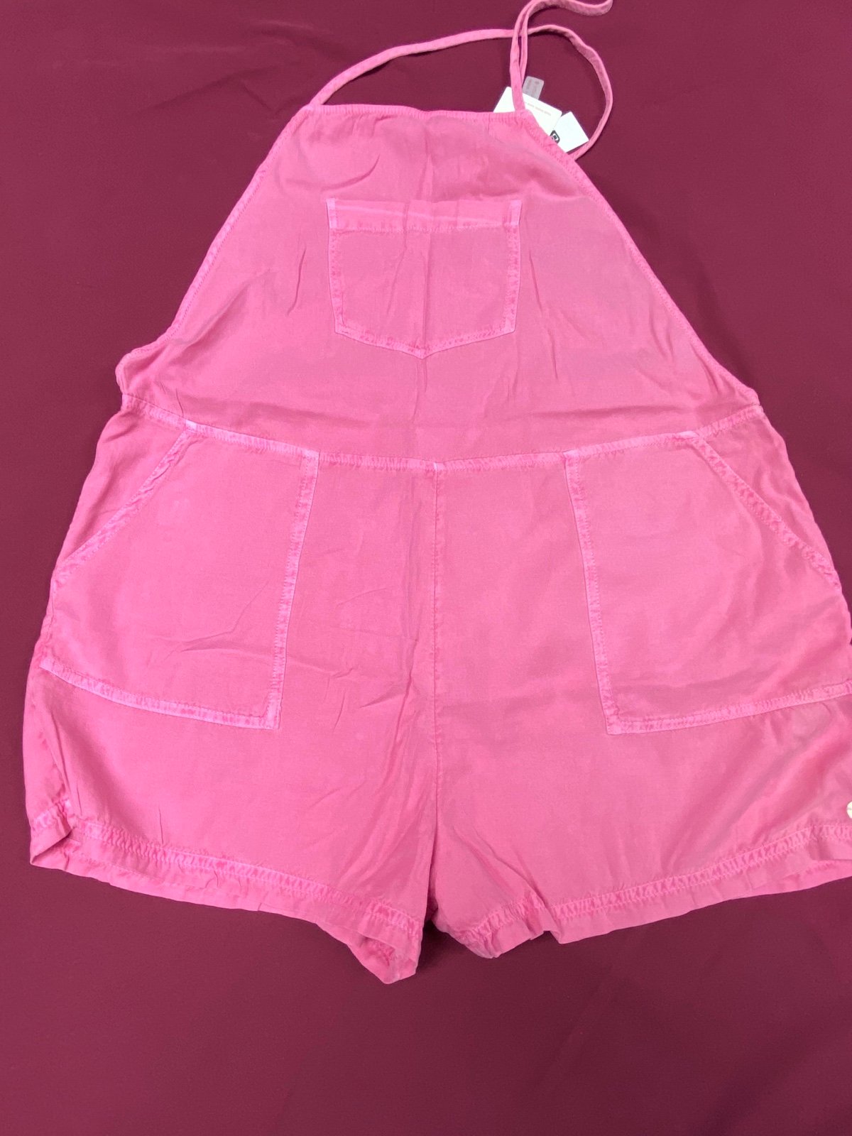 Roxy Pink overall shorts
