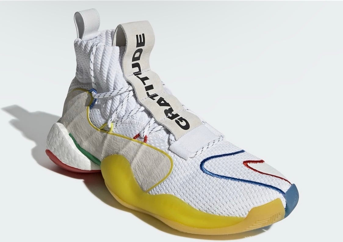 Pharrell Williams x Adidas Crazy BYW LVL US 8 PW Gratitude Empathy Human EF3500