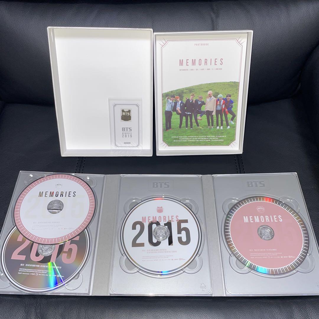 Used BTS Memories of 2015 Booklet 3 DVD Set K-POP Bangtan