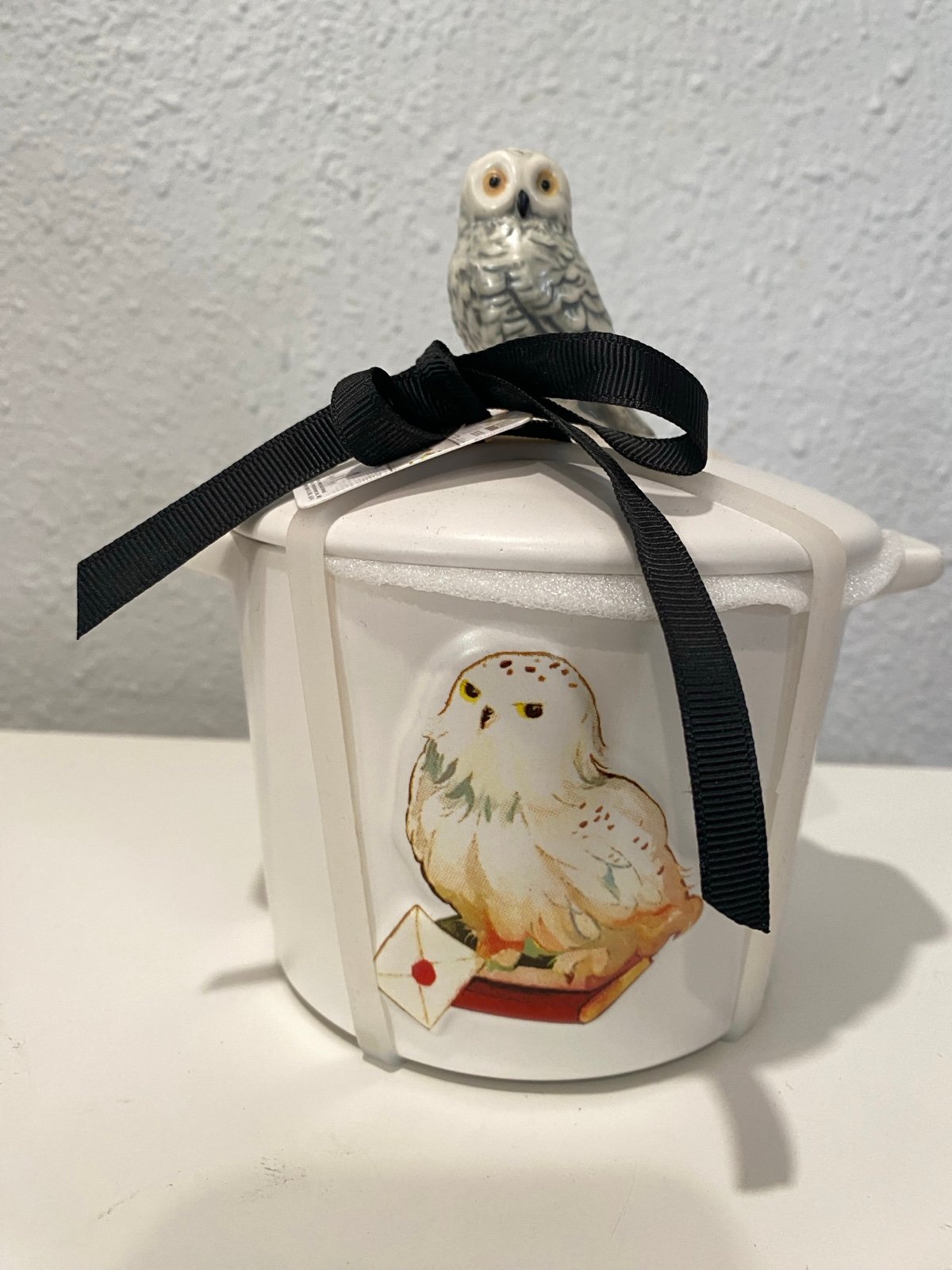Rae Dunn Harry Potter Hedwig Mini Baking Crock