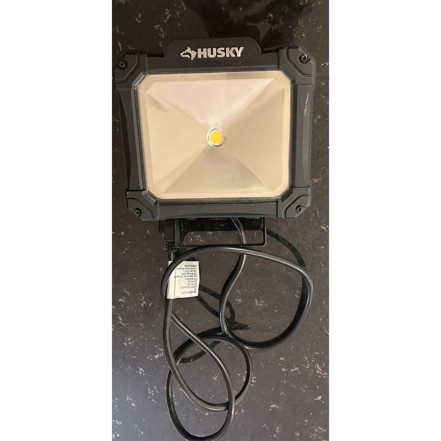 Husky 2000 Lumen Indoor Outdoor Portable LED Work Light 24W 5 ft Cord K40170