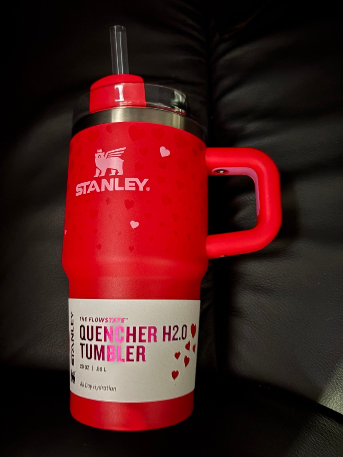 LIMITED EDITION 20 oz Stanley Ruby Red Tumbler!