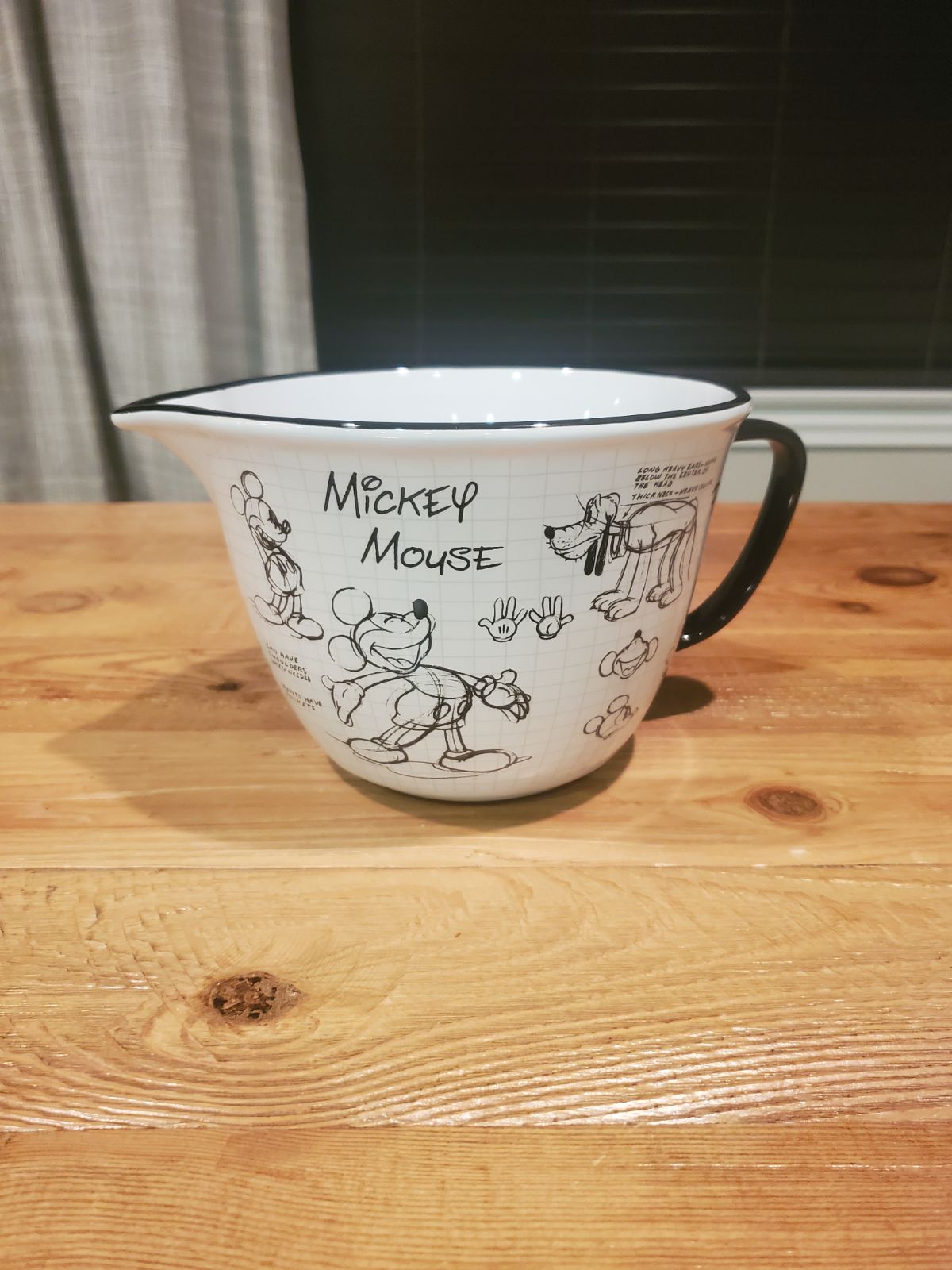 Mickey Mouse Sketchbook Mixing Bowl VHTF