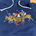 Polo Ralph Lauren Womens Triple Pony Polo Match Hoodie Navy Small