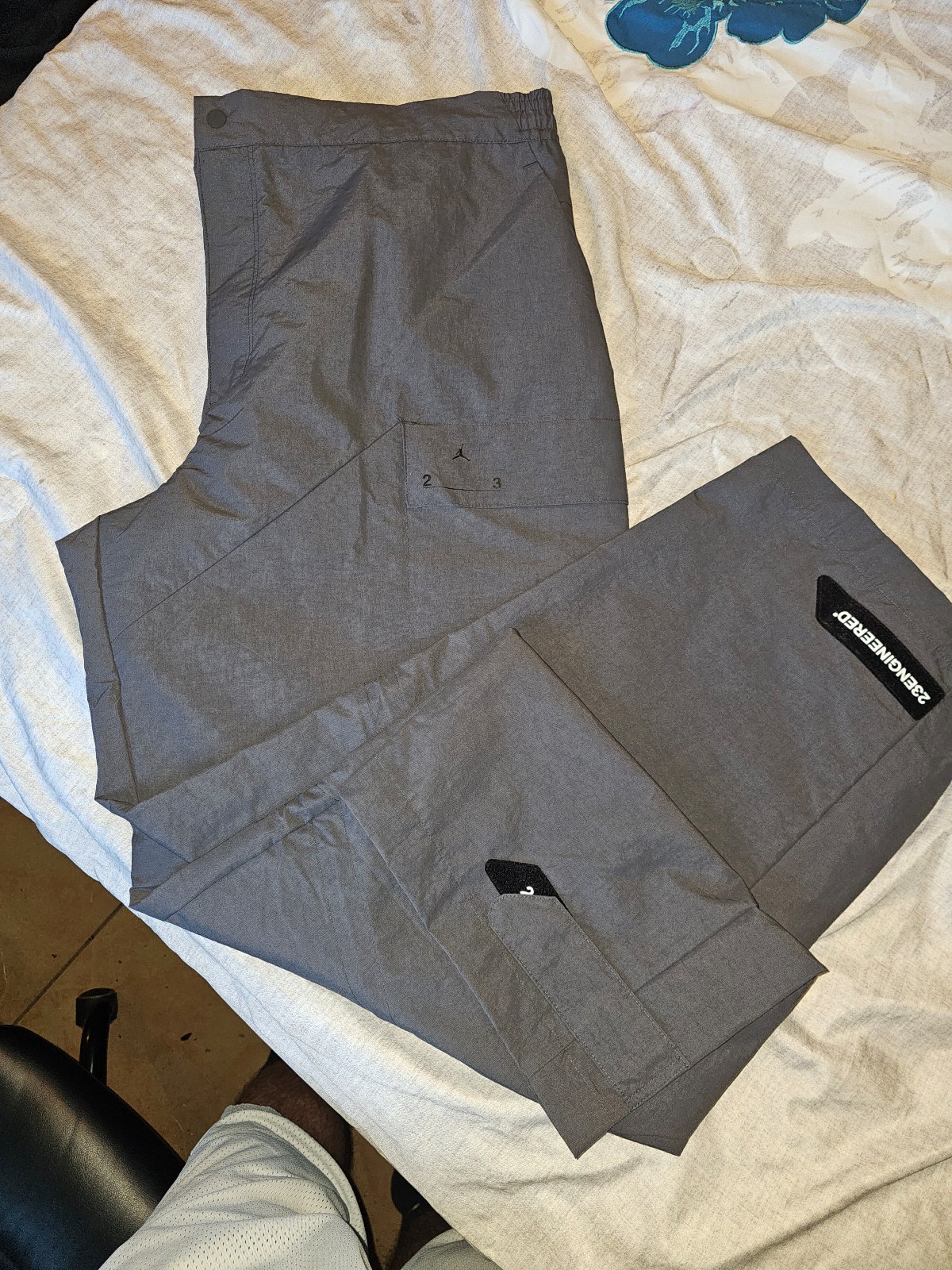 NEW Jordan 23 Engineered Men's XXL 2XL Woven Pants Dark Shadow GREY DV7697-022
