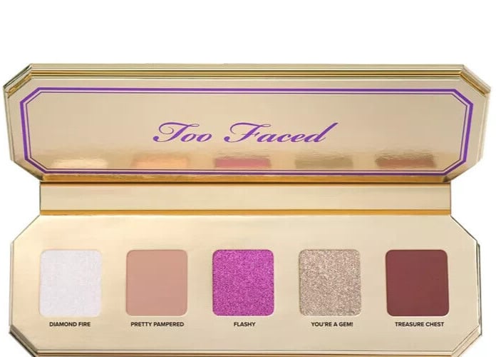 Too Faced ~ You're A Gem ~ 3 Piece Makeup Set: Palette, Primer, Mascara NIB