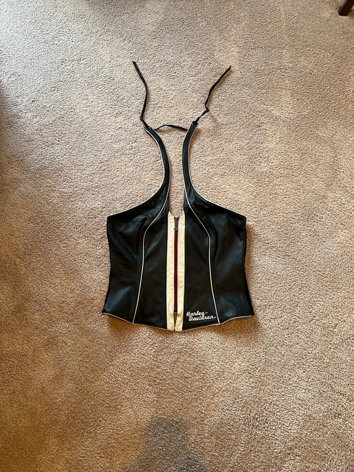 NEW Genuine Harley Davidson Leather Bustier