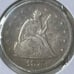 1875-S Seated Liberty Silver Twenty Cent Piece ~ Very Good/Fine Condition