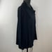 NEW TEREZ Black Foldover Collar 1/2 Zip Sweater Zipper Hem Tunic Jacket USA S