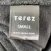 NEW TEREZ Black Foldover Collar 1/2 Zip Sweater Zipper Hem Tunic Jacket USA S