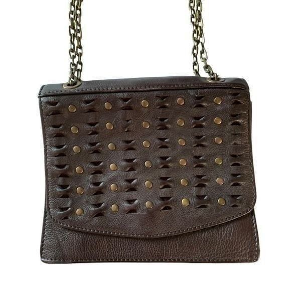 FRYE Jade Cross body brown leather bag NEW NWT