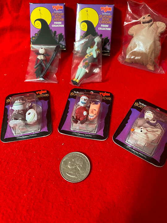 Yujin Nightmare Before Christmas 6pc Figure Collection New in Packages