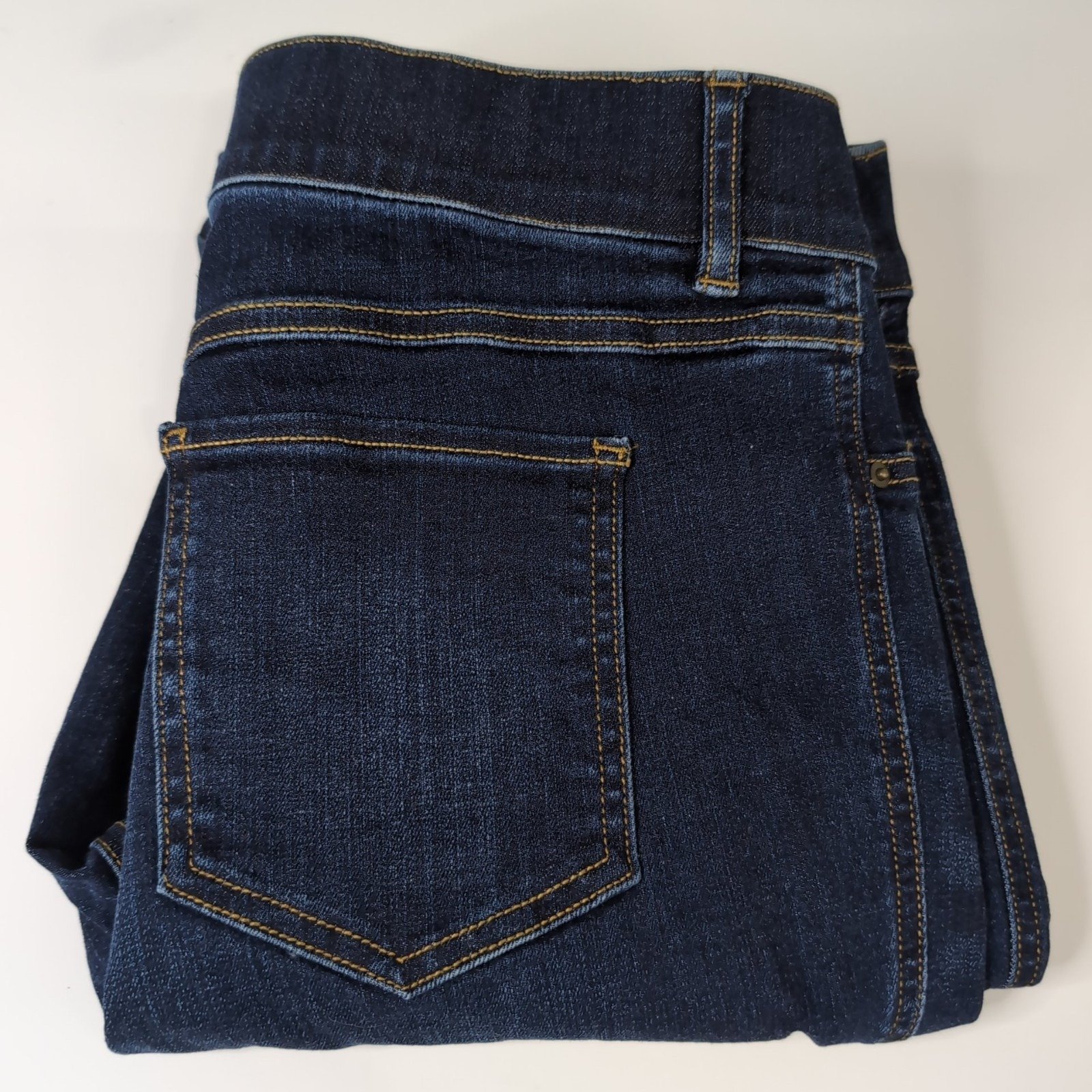 Spanx Jeans Womens XL Pull On High Rise Kick Flare Slimming Dark Wash 20327R