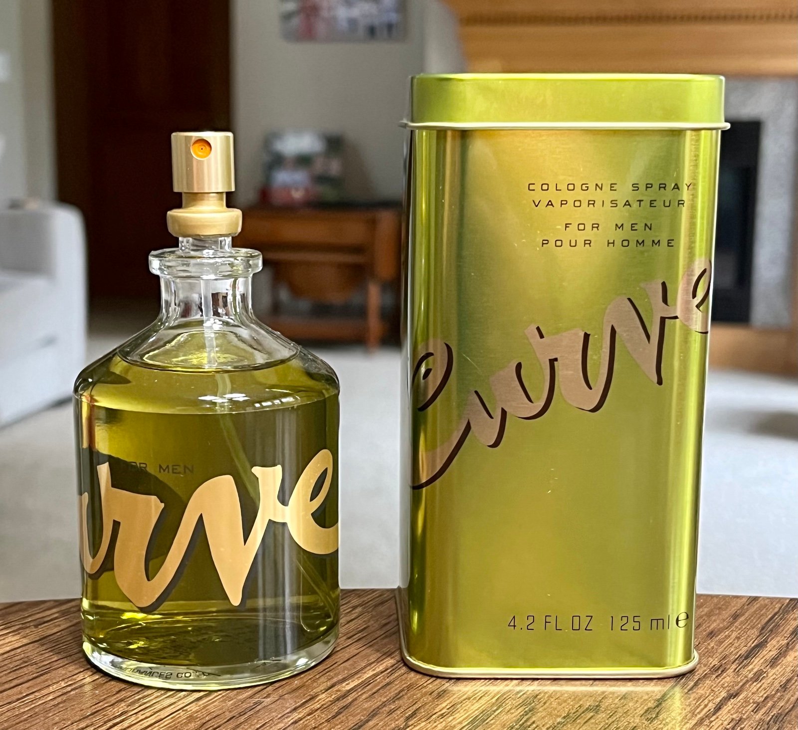 Curve Cologne For Men By Liz Claiborne 4.2 oz/ 125 Ml Cologne Spray IN TIN