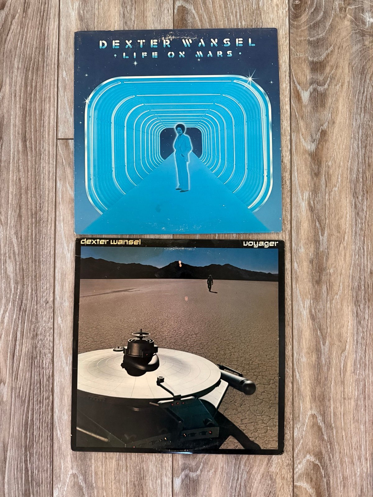 BUNDLE 2 Vinyls Dexter Wansel Life On Mars + Voyager 1978 1976 Vintage RARE Lot