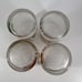 Culver Yule Bear Christmas Lowball Whiskey Rocks Glasses 22k Gold Vintage Set 4