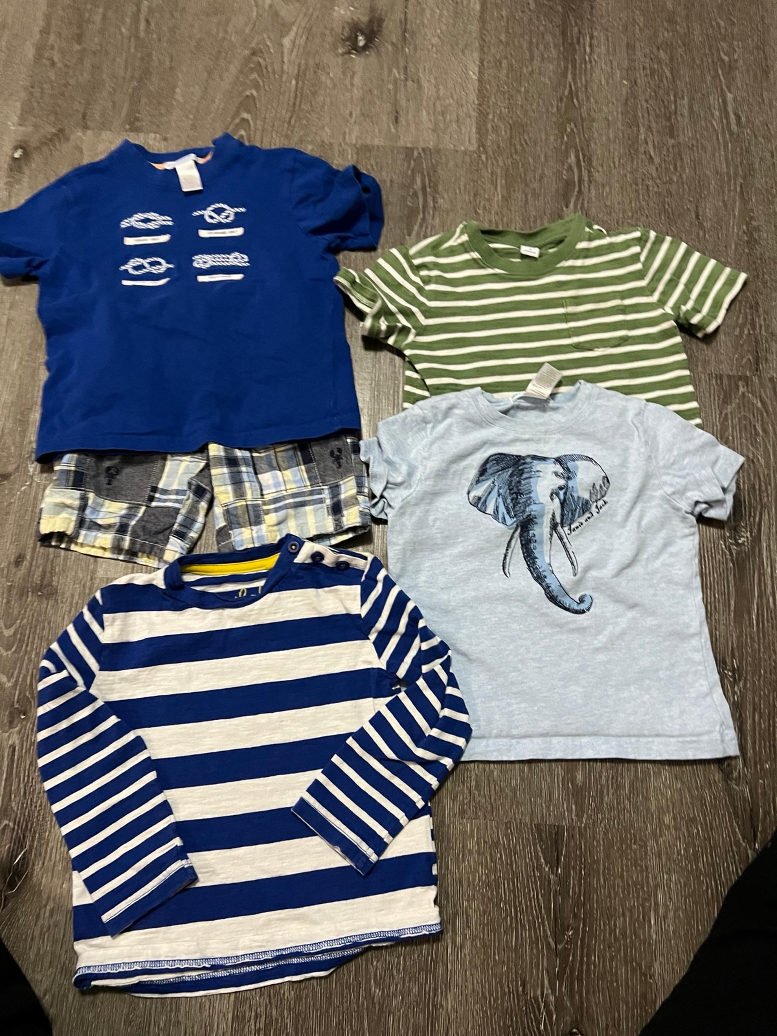 Janie and black boys shorts and t-shirts  lot Size 3/4