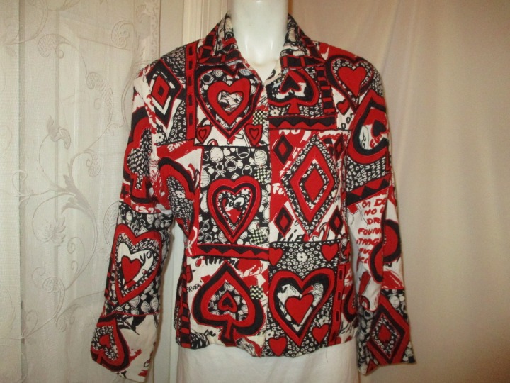 Sandy Starkman vintage graphic jacket