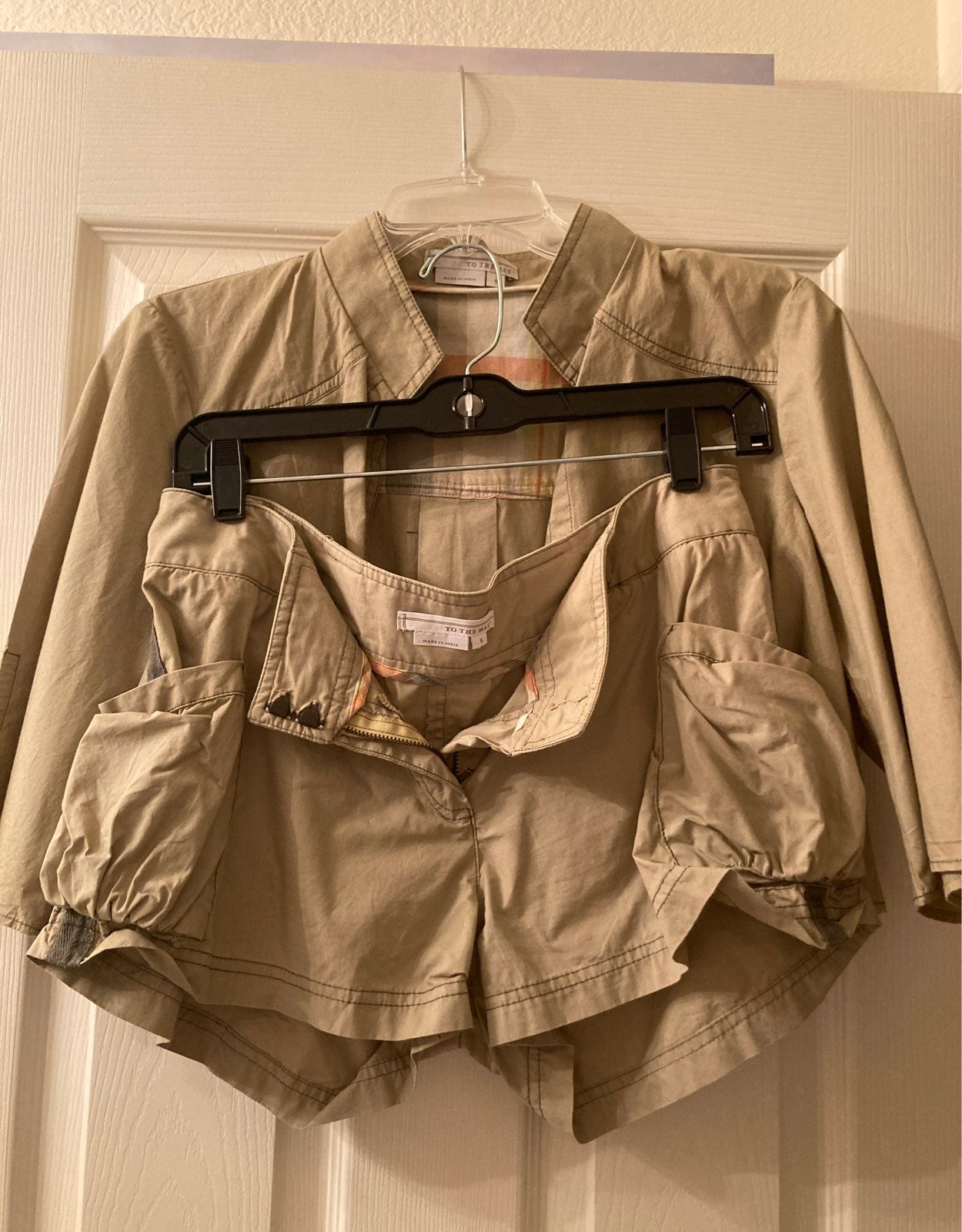 Shorts jacket set
