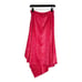New ASOS Design Women's 6 Small Pink Asymmetrical Hem Midi A Line Skirt Snake