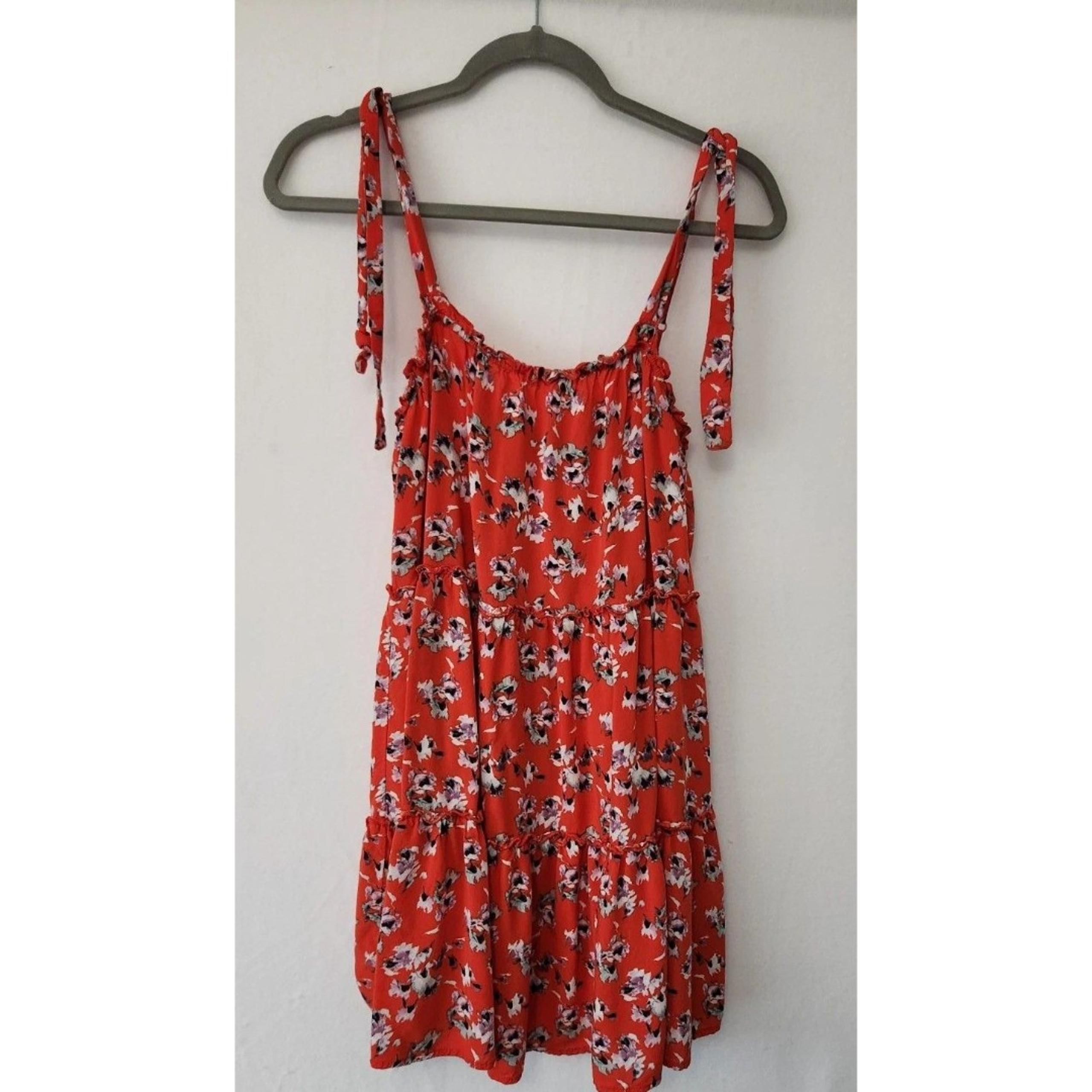 Trixxi Women’s Babydoll Sundress Spaghetti Strap Smocked Short Size L