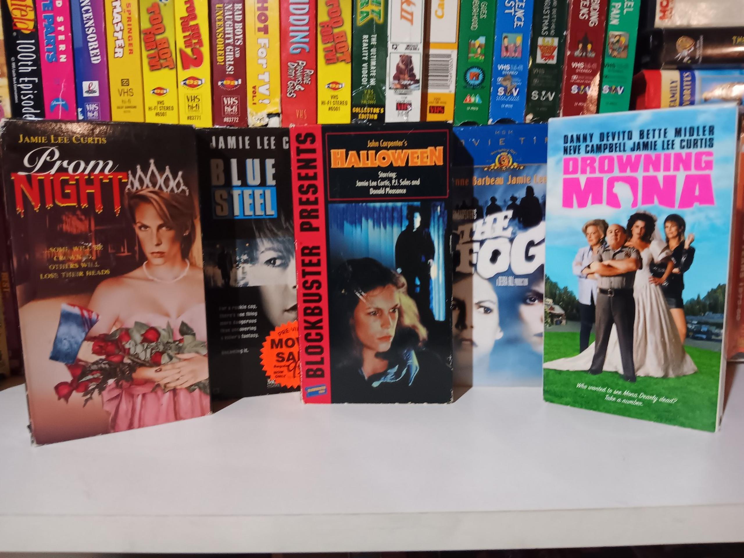 Ultimate Jamie Lee Curtis Halloween Horror VHS Lot