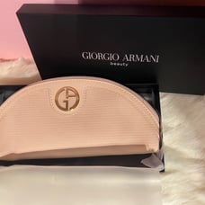 Giorgio Armani Cosmetic Beauty Makeup Bag