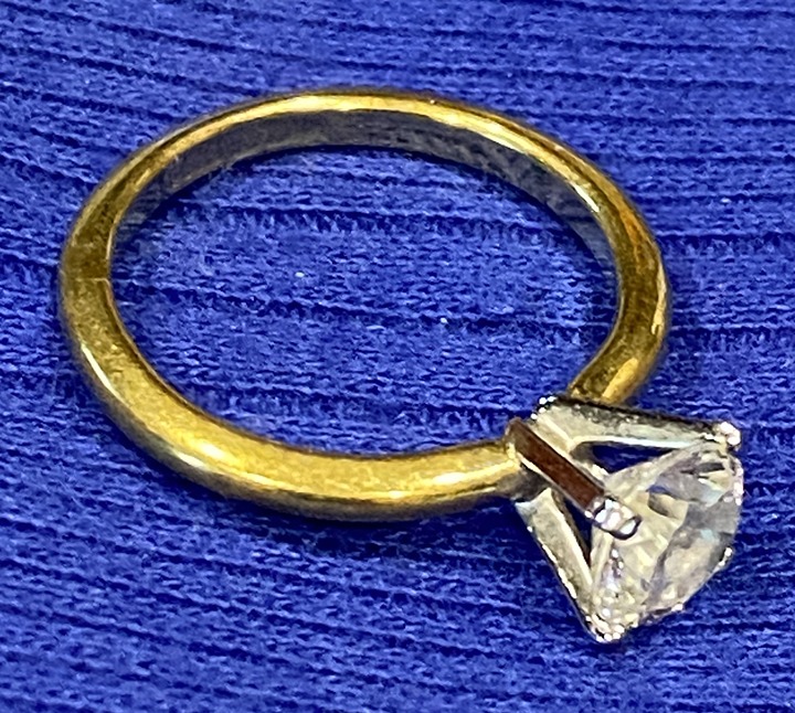Joseph Esposito ESPO 14k Gold Electroplate Women's Ring Size 6