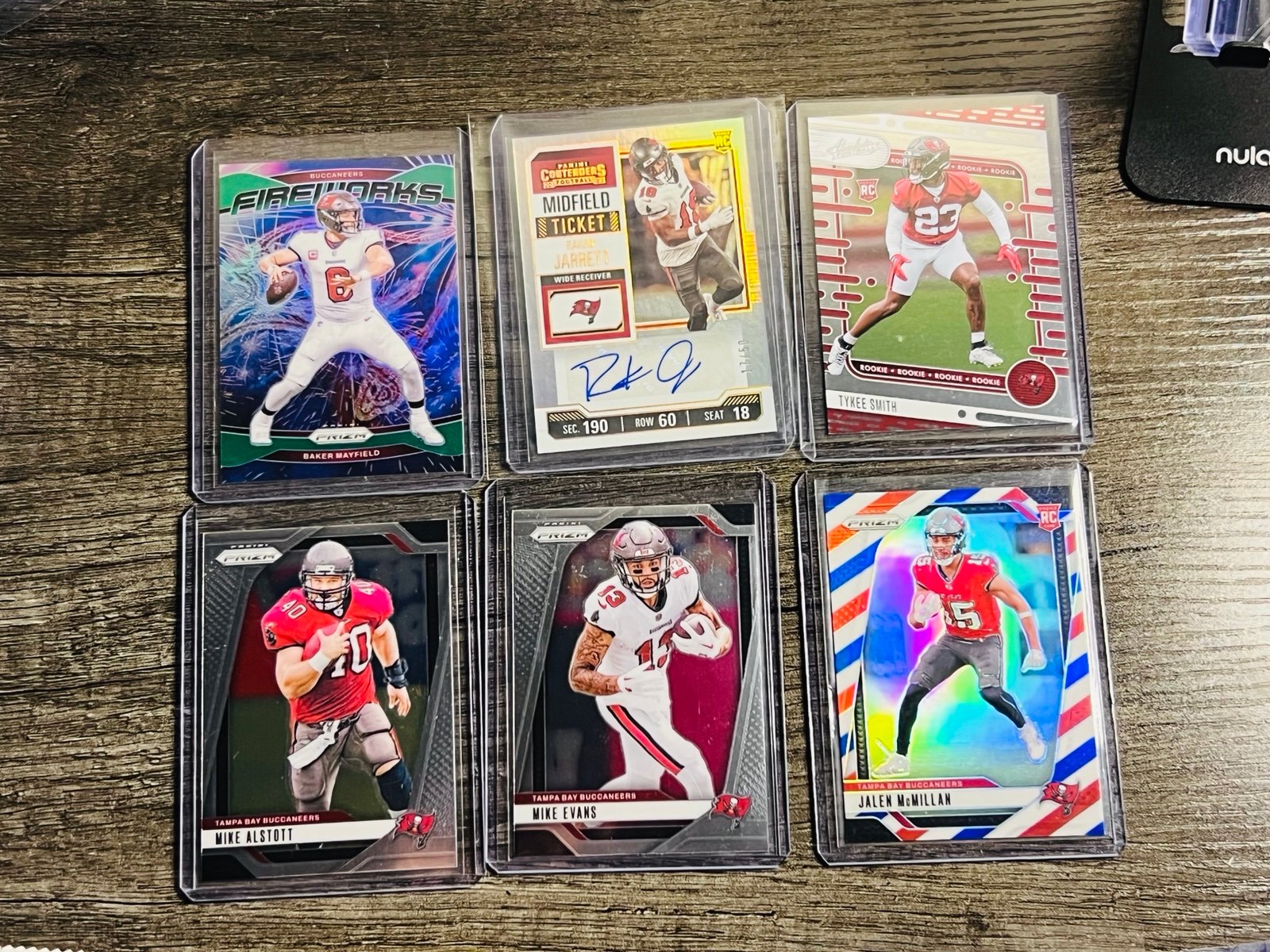 HUGE Tampa Bay Buccaneers RC Prizm Autograph lot