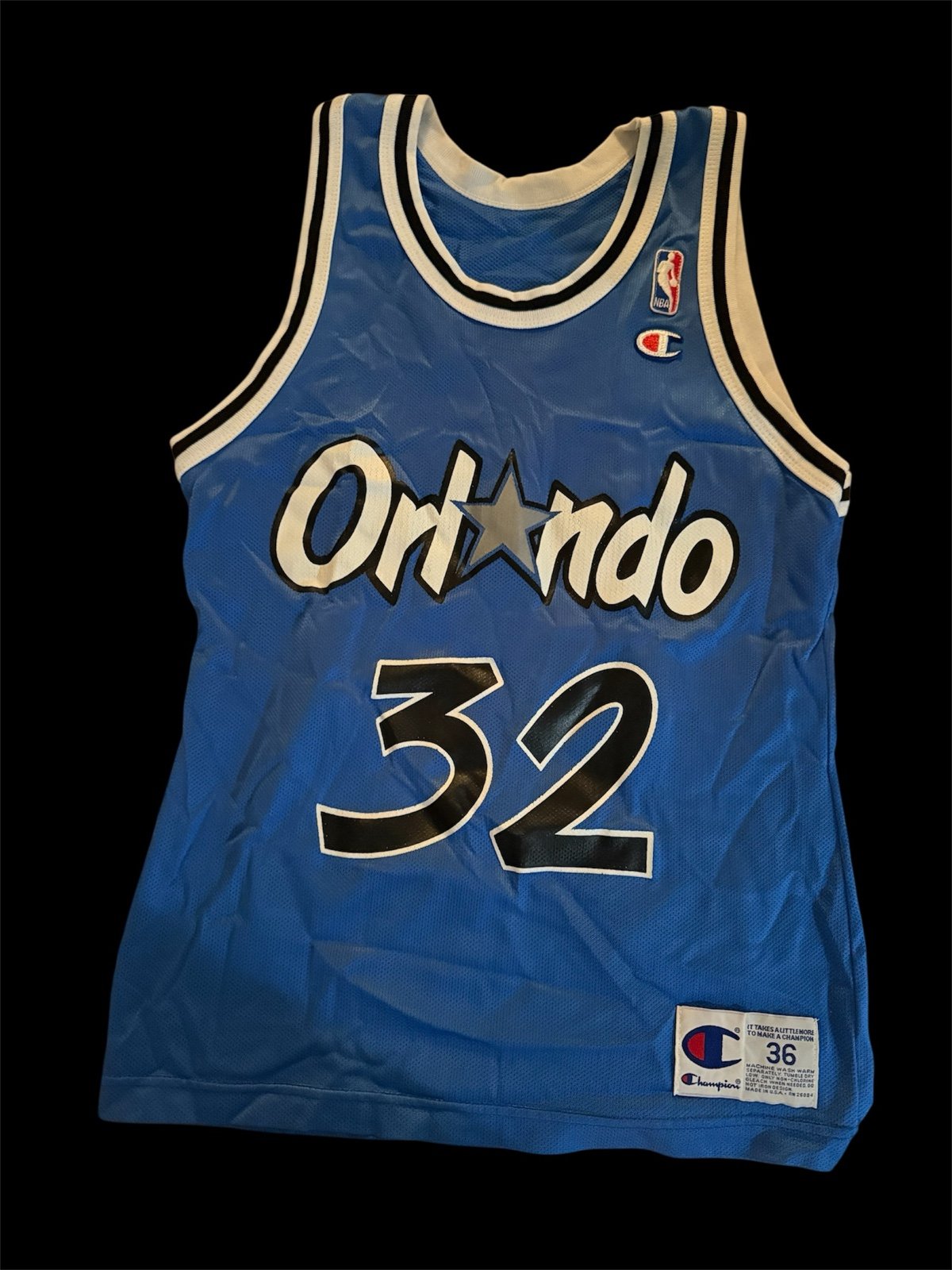 Vintage Champion Jersey- Orlando Magic- Shaquille O’Neal -  size 38