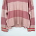 J. Crew Striped Turtleneck Sweater Supersoft Yarn Merino Wool Alpaca Pink