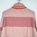 J. Crew Striped Turtleneck Sweater Supersoft Yarn Merino Wool Alpaca Pink