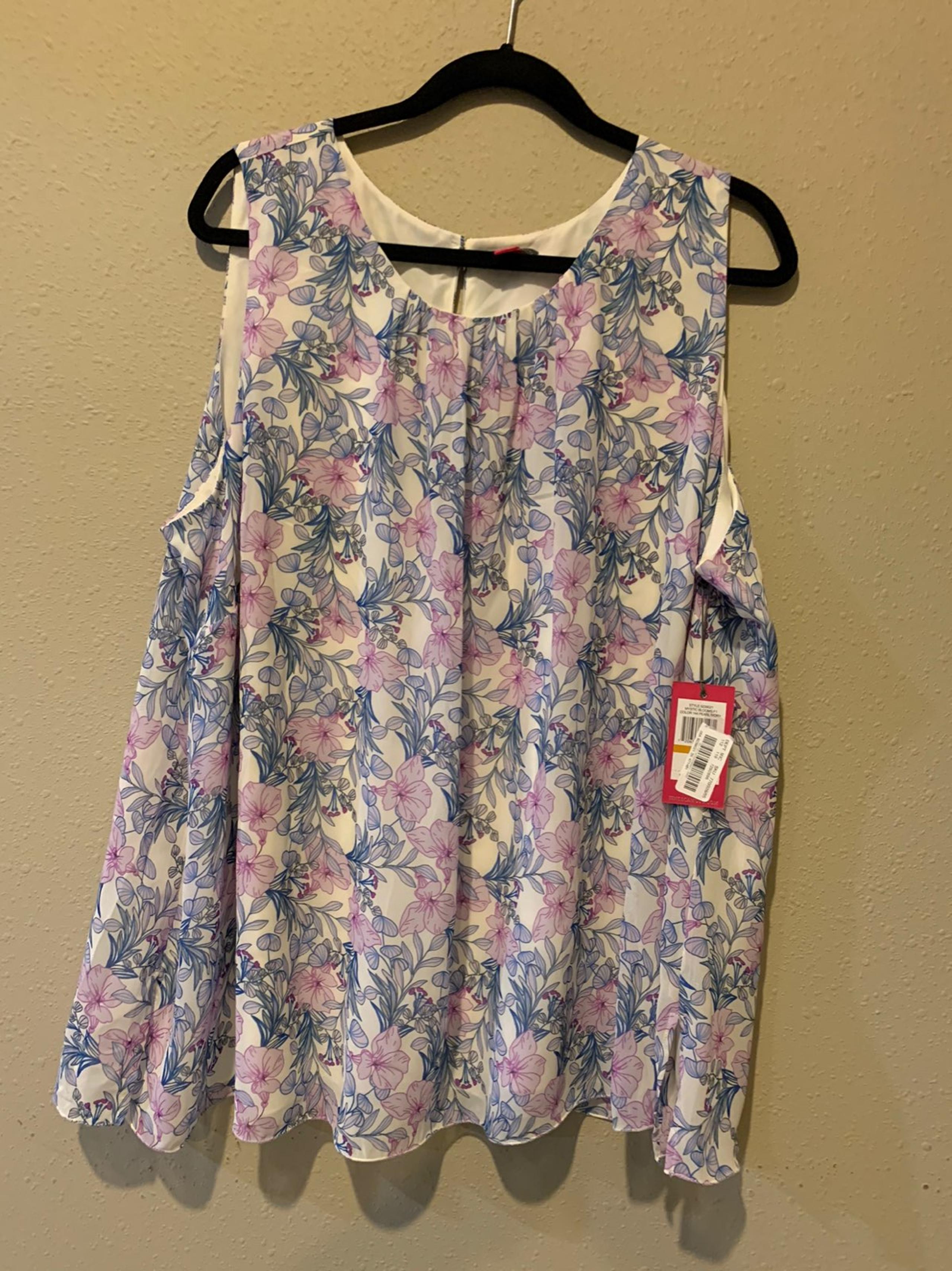 NWT Vince Camuto Mystic Blouse Sz 3X