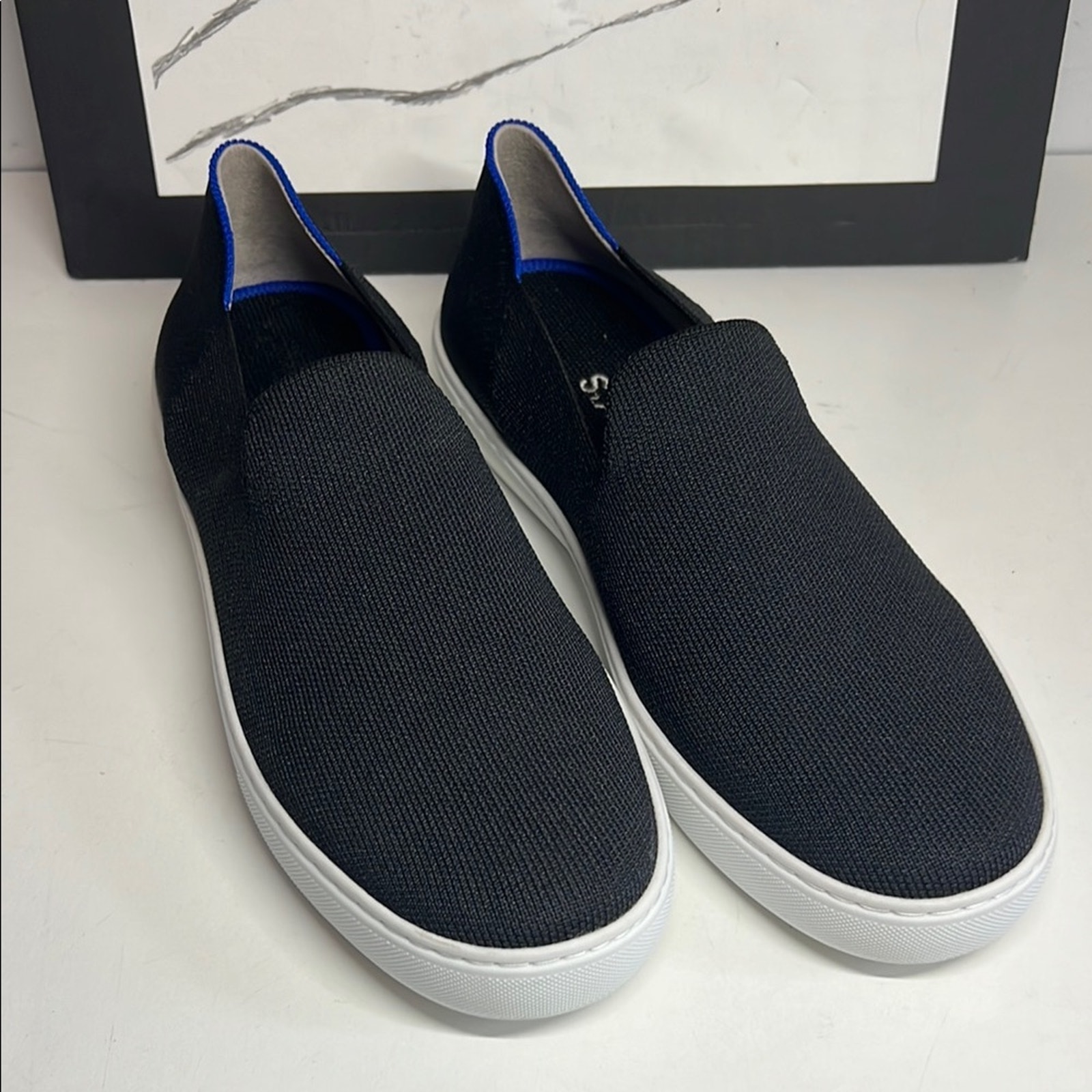 Rothy’s original black slip on sneakers Size US 11