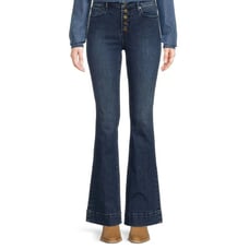 Driftwood Wyatt Button Front Bootcut Denim Jeans Size 30