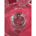 Libbey Sirrus Clear Water Goblets, Set of 4, Vintage Ribbed Stemware, 7.5 H