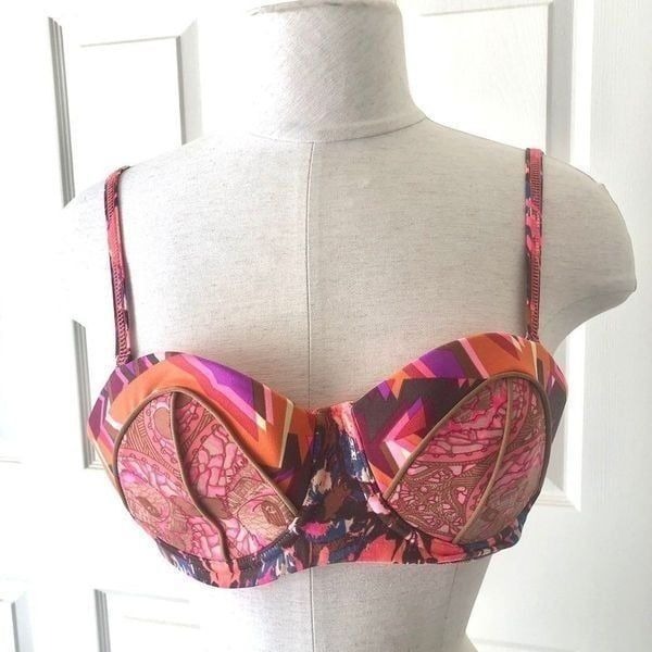 Maaji orange bikini top and bottom