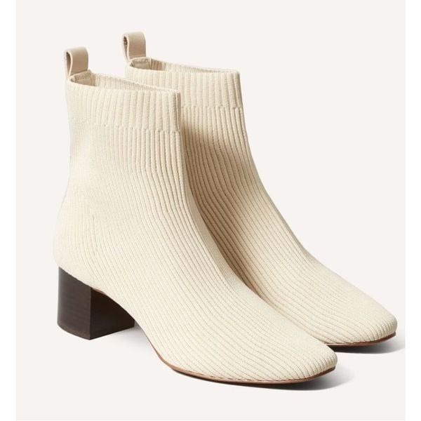 NWOB EVERLANE The glove boot in bone, &150 Sz 8.5
