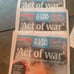 USA Today newspapers from 9-11 never been opened.