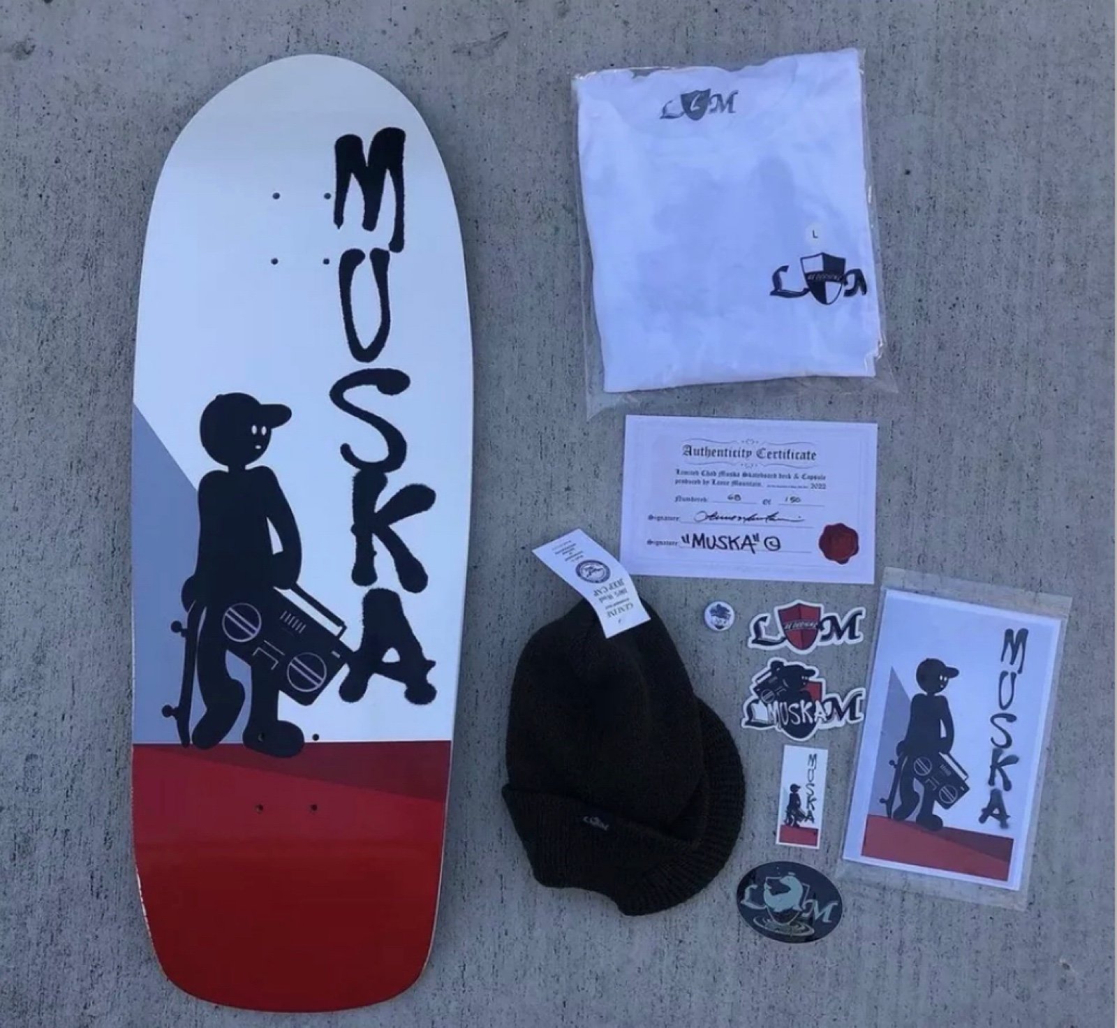 Lance Mountain x Chad Muska Deck and Additional add ons Size L Shirt