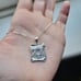 New Solid 925 Sterling Silver Torah Scroll Star of David Necklace